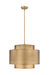 Harlech Three Light Pendant in Rubbed Brass by Z-Lite Lighting