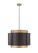 Harlech Four Light Pendant in Bronze / Rubbed Brass by Z-Lite Lighting