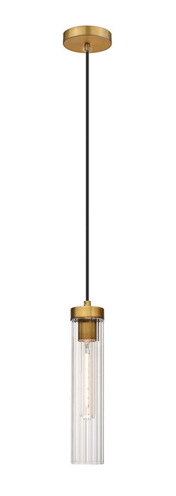 Beau One Light Pendant in Rubbed Brass by Z-Lite Lighting