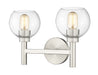 Sutton Two Light Vanity in Brushed Nickel by Z-Lite Lighting