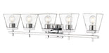 Lauren Five Light Vanity in Chrome by Z-Lite Lighting