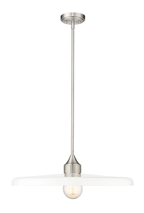 Paloma One Light Pendant in Brushed Nickel by Z-Lite Lighting