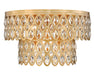 Dealey Nine Light Flush Mount in Heirloom Brass by Z-Lite Lighting