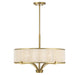 Wynwood Five Light Chandelier in Warm Brass