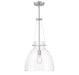 Foster One Light Pendant in Satin Nickel