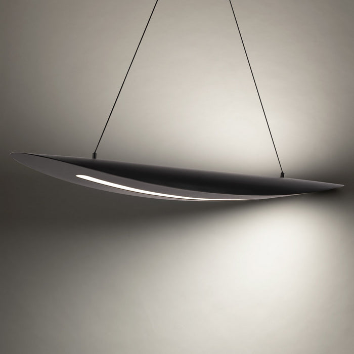 Black Jack LED Linear Pendant in Black