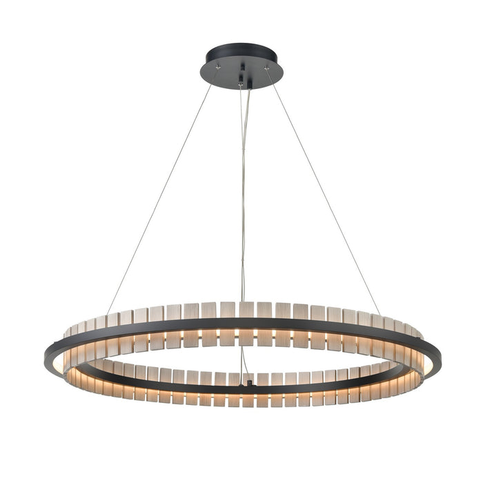 Hugo LED Pendant in Matte Black