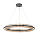 Hugo LED Pendant in Matte Black