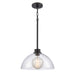 Julian One Light Pendant in Matte Black