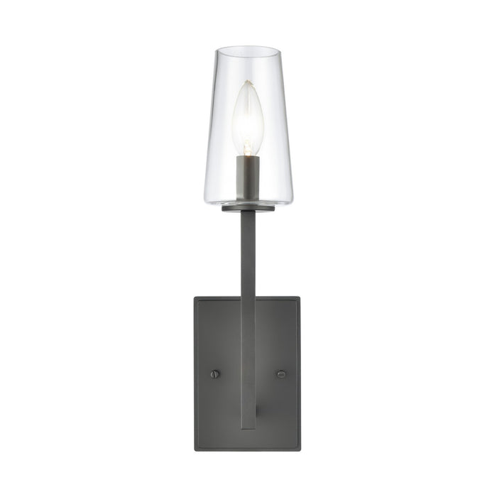 Fitzroy One Light Wall Sconce in Matte Black