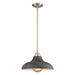 Grenville One Light Pendant in Brushed Nickel