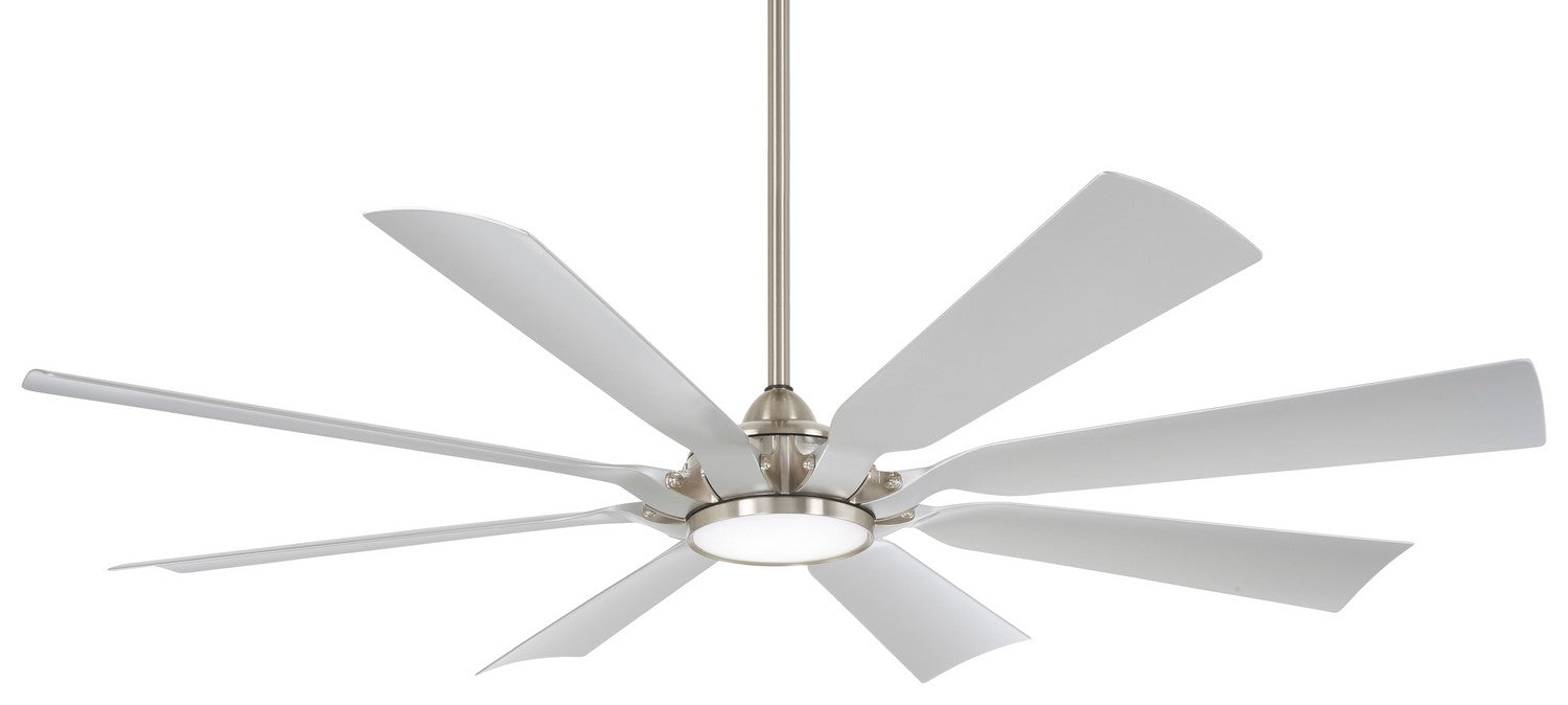 Future 65" Ceiling Fan in Brushed Nickel Wet