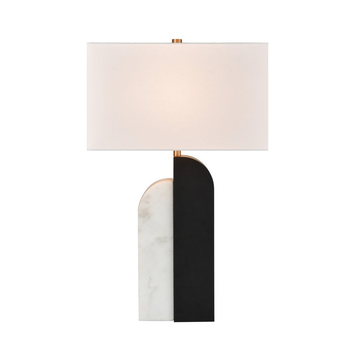 Ohara One Light Table Lamp in Black