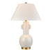 Avrea One Light Table Lamp in White