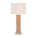 Webb One Light Table Lamp in Brown