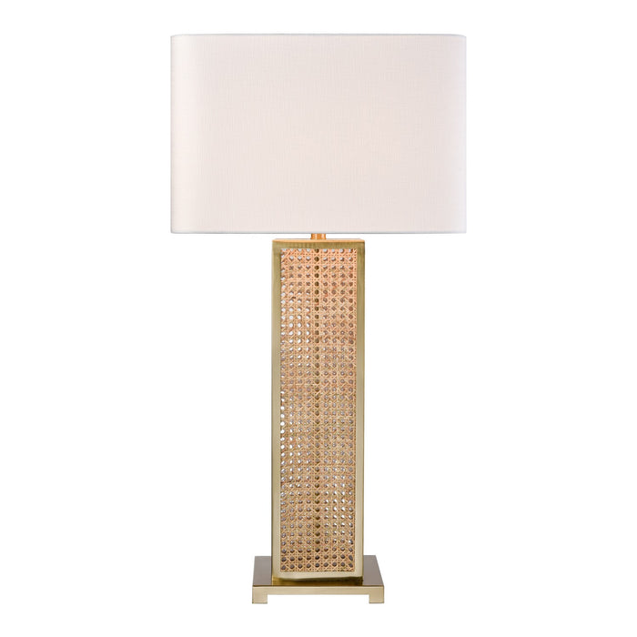 Webb One Light Table Lamp in Brown