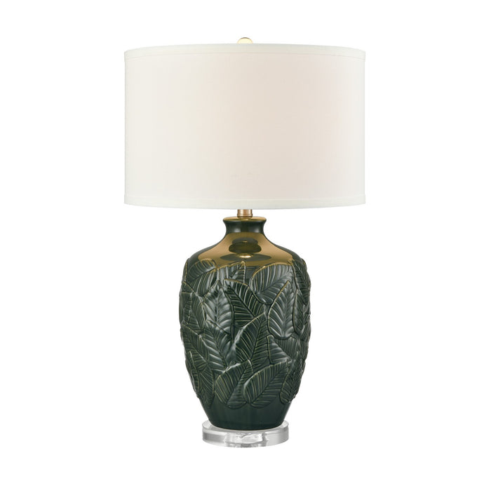 Goodell One Light Table Lamp in Green