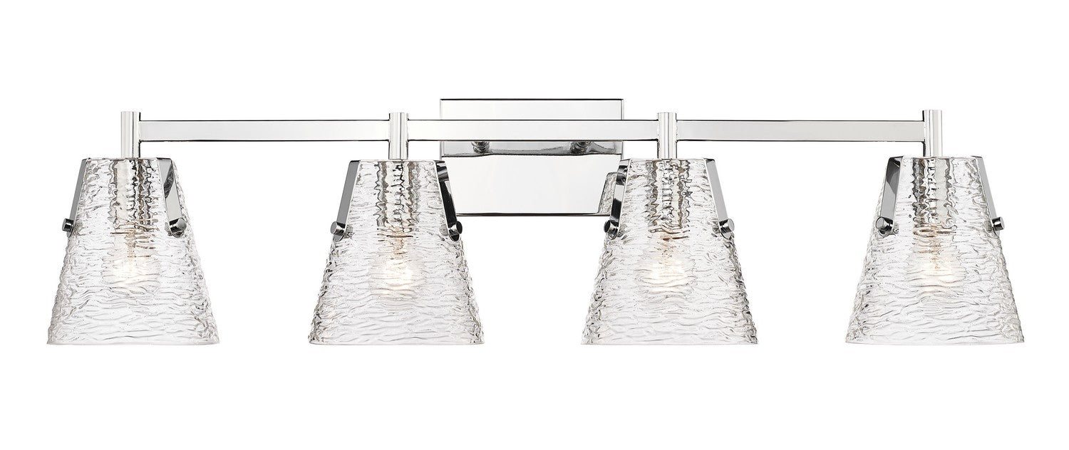 Analia Four Light Vanity in Chrome by Z-Lite Lighting