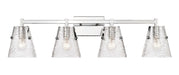 Analia Four Light Vanity in Chrome by Z-Lite Lighting