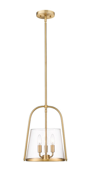 Archis Three Light Pendant in Modern Gold by Z-Lite Lighting