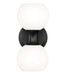 Artemis Two Light Wall Sconce in Matte Black by Z-Lite Lighting