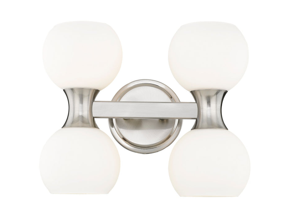 Artemis Four Light Vanity in Brushed Nickel by Z-Lite Lighting