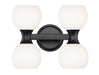 Artemis Four Light Vanity in Matte Black by Z-Lite Lighting