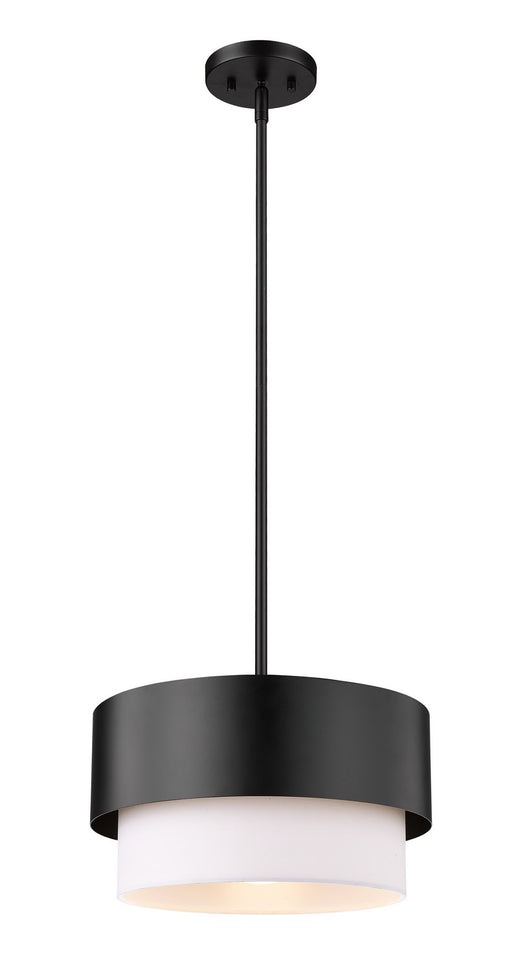 Counterpoint One Light Pendant in Matte Black by Z-Lite Lighting