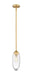 Arden One Light Pendant in Rubbed Brass by Z-Lite Lighting