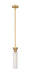 Beau One Light Pendant in Rubbed Brass by Z-Lite Lighting