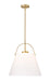 Z-Studio Linen Pendant One Light Pendant in Heritage Brass by Z-Lite Lighting