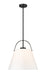 Z-Studio Linen Pendant One Light Pendant in Matte Black by Z-Lite Lighting