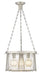 Cape Harbor Pendant Three Light Pendant in Brushed Nickel by Z-Lite Lighting