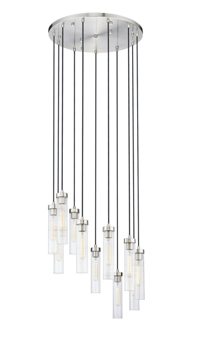 Beau 11 Light Chandelier in Brushed Nickel by Z-Lite Lighting