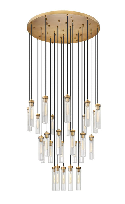 Beau 27 Light Chandelier in Rubbed Brass by Z-Lite Lighting