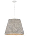 Seabrook LED Chandelier in Textured Plaster by Hinkley Lighting