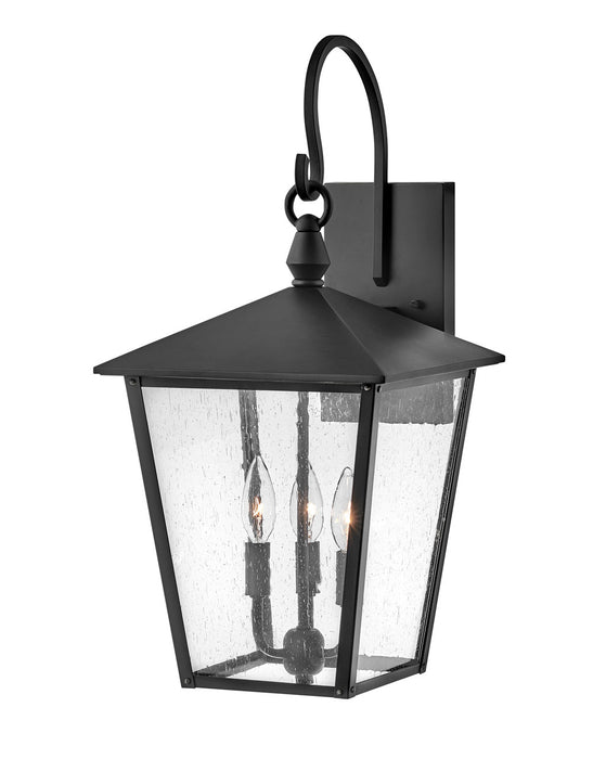 Huntersfield Large Wall Mount Lantern in Black