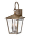 Huntersfield Large Wall Mount Lantern in Burnished Bronze