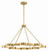 Orson 8-Light Chandelier in Modern Gold by Crystorama - MPN ORS-738-MG-ST