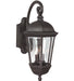 Britannia 3-Light Wall Lantern in Oiled Bronze Outdoor