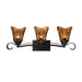 Uttermost's Vetraio 3 Light Bronze Vanity Strip Designed by Carolyn Kinder