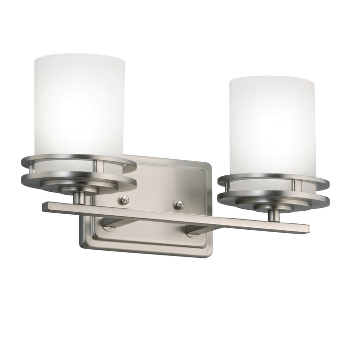 Hendrik Bath Sconce 2-Light in Brushed Nickel