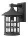 Freeport Large Wall Mount Lantern in Black