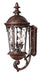 Windsor Medium Wall Mount Lantern in River Rock