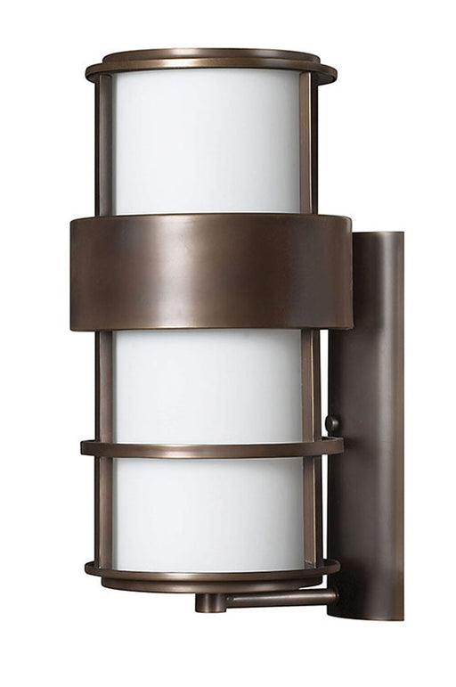 Saturn Large Wall Mount Lantern in Metro Bronze