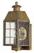 Nantucket Medium Wall Mount Lantern in Aged Brass
