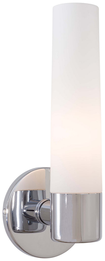 George Kovacs (P5041-077) Saber Light Wall Sconce in Chrome with Etched  Opal — Lamps Expo