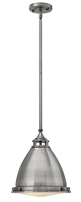 Amelia Medium Pendant in Polished Antique Nickel