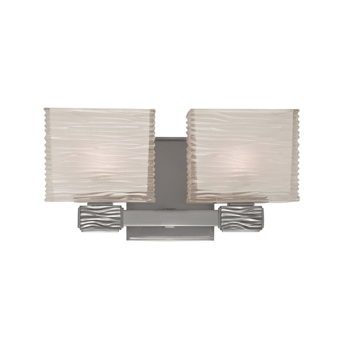 Hartsdale 2 Light Bath Bracket in Satin Nickel