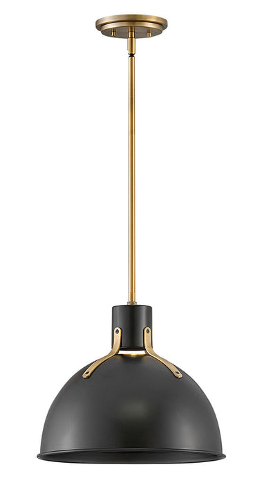 Argo Small Pendant in Satin Black